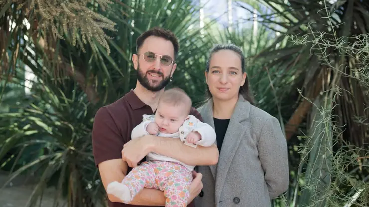 Famille nouvellement installée à Niort lors de la matinée d’accueil organisée par la Ville de Niort à Port Boinot